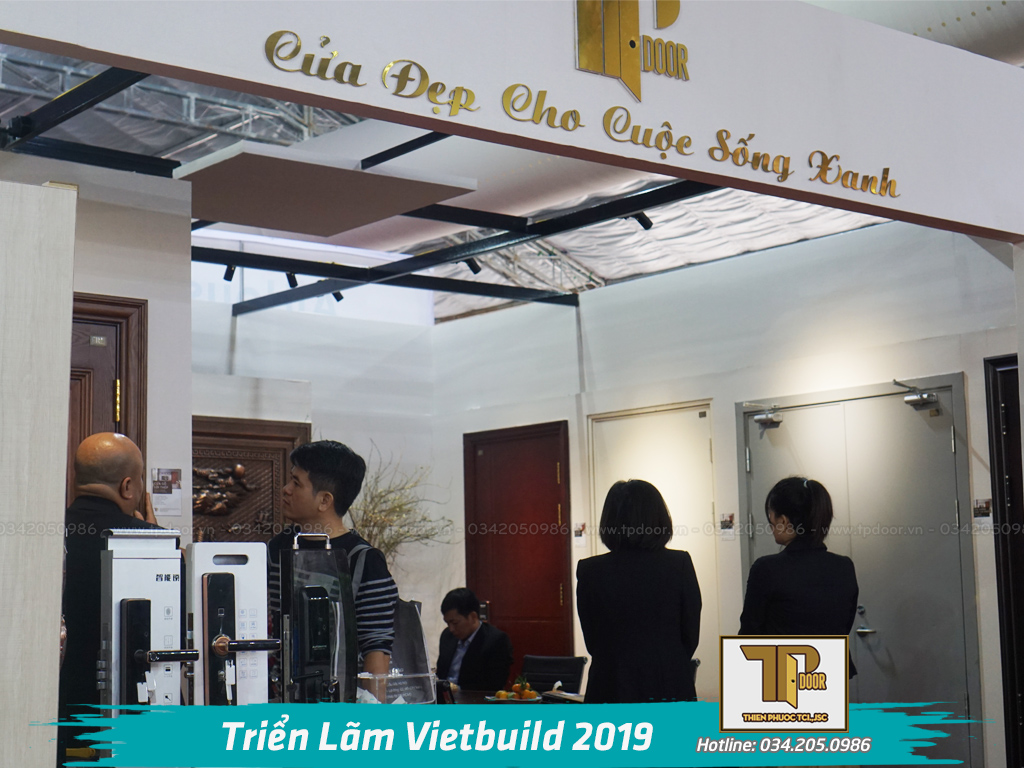 Cửa cao cấp TPDOOR tại triển lãm Vietbuild 2019